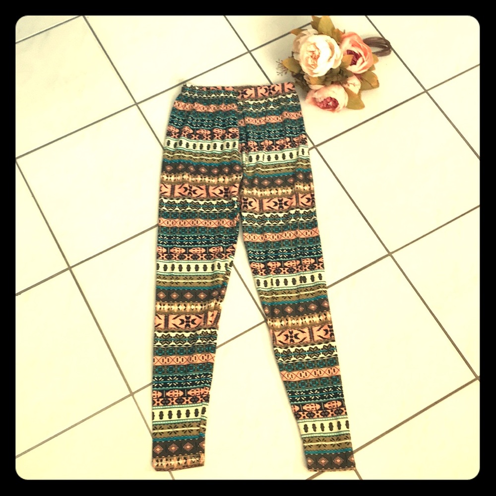 Always tribal boho yoga pants